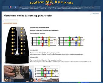 Discover our website Guitar MG Records